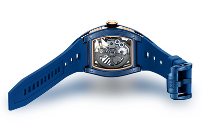 MINIFOCUS MF0603G Skeleton Automatic Watch for Men | Stainless Steel Barrel Case | Mechanical Wristwatch with Luminous Hands | MF0603G