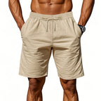 Leichte Strandshorts aus Leinenmischung für Herren – Relaxed Fit 5-Zoll-Freizeitshorts | WW-2 