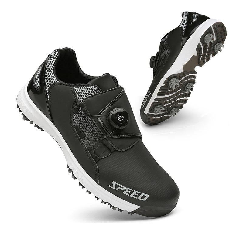 Hochwertige BOA-Golfschuhe, wasserdichte Golf-Turnschuhe mit Spikes | 666A