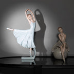 Moderne Ballettmädchen-Figur aus Kunstharz, elegante Skulptur für Heimdekoration und Geschenke | RRW2030 