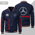 Herren AMG Wing Print Fashion Mantel Windbreaker Motorrad Racing Mäntel Jacke | 102 