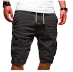 Herren Atmungsaktive Anti-Falten Chino Cargo Schnelltrocknende Shorts Mehrere Taschen Sommer Strandhose | ZK36 