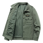Herrenjacke Slim-Fit Mantel Cord Mode Lässige Bomberjacken für Männer | XX-1807 