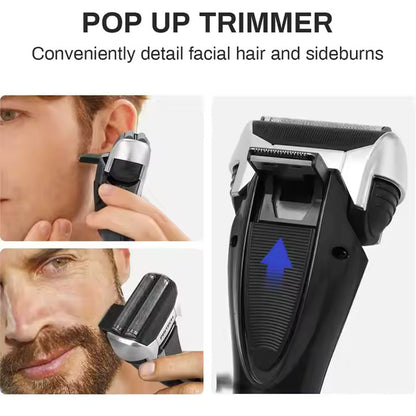 Men's Rechargeable Electric Shaver Precision Grooming with Long-Lasting Battery | RSM-1588