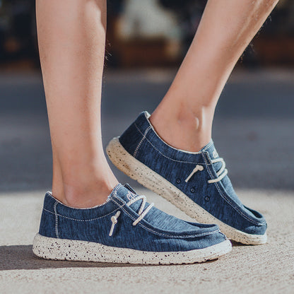 Freizeitschuhe aus Segeltuch für Herren – DUDE-Style, rutschfeste Sneaker für den Alltag | 8802 