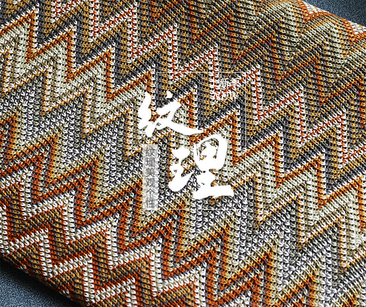 Kuschelige Strickdecke mit Quasten, weicher und stilvoller Überwurf für Wohnkomfort | JB013 