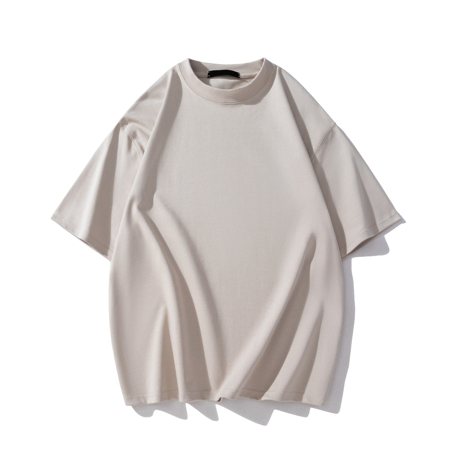 Schweres Baumwoll-T-Shirt für Herren – Sommerliche, lässige, lockere Passform, einfarbig, kurze Ärmel | BT1014 