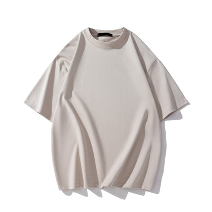 Schweres Baumwoll-T-Shirt für Herren – Sommerliche, lässige, lockere Passform, einfarbig, kurze Ärmel | BT1014 