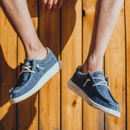 Freizeitschuhe aus Segeltuch für Herren – DUDE-Style, rutschfeste Sneaker für den Alltag | 8802 