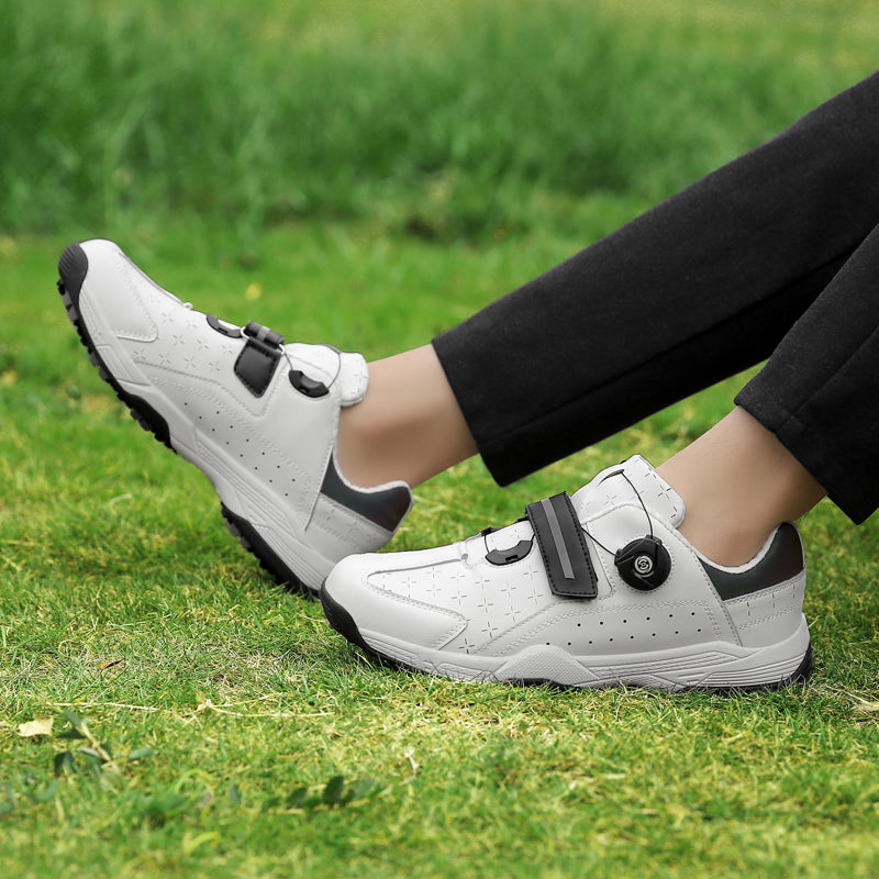 Herren Golfschuhe Bequeme Schnellschnürung Outdoor Sneakers | F9965