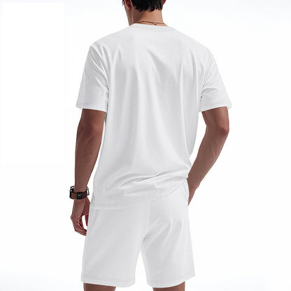 Herren-Lounge-Set mit Waffelstruktur – 2025 Frühling/Sommer, lässiges zweiteiliges Outfit | CY20 