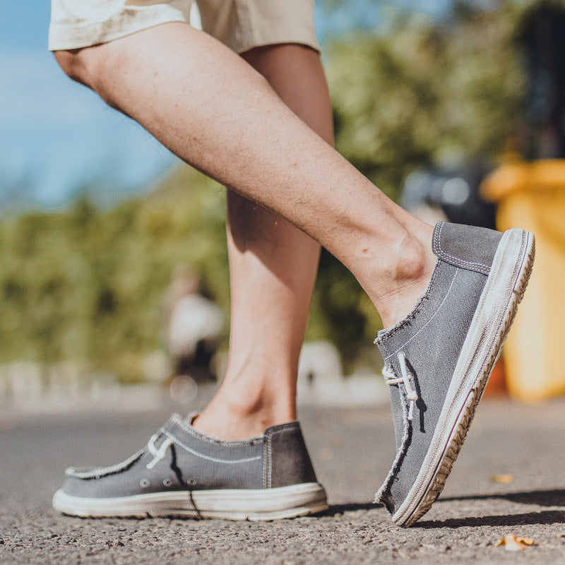 Atmungsaktive Herren-Sommer-Sneaker zum Schnüren | Leichte Low-Top-Freizeitschuhe | 8803 