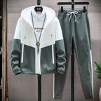 Herren Trainingsanzug Jogging Set 2-teilig Gym Fitness Winddicht Sweat Suit Jacken Set | TZ7801 