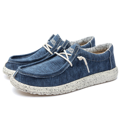 Freizeitschuhe aus Segeltuch für Herren – DUDE-Style, rutschfeste Sneaker für den Alltag | 8802 