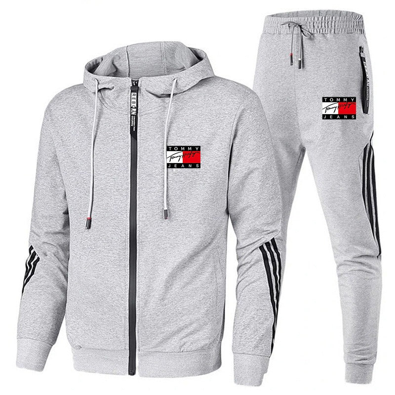 Herren Trainingsanzug | Reißverschluss Hoodies | Jogginghose Jogging-Set 