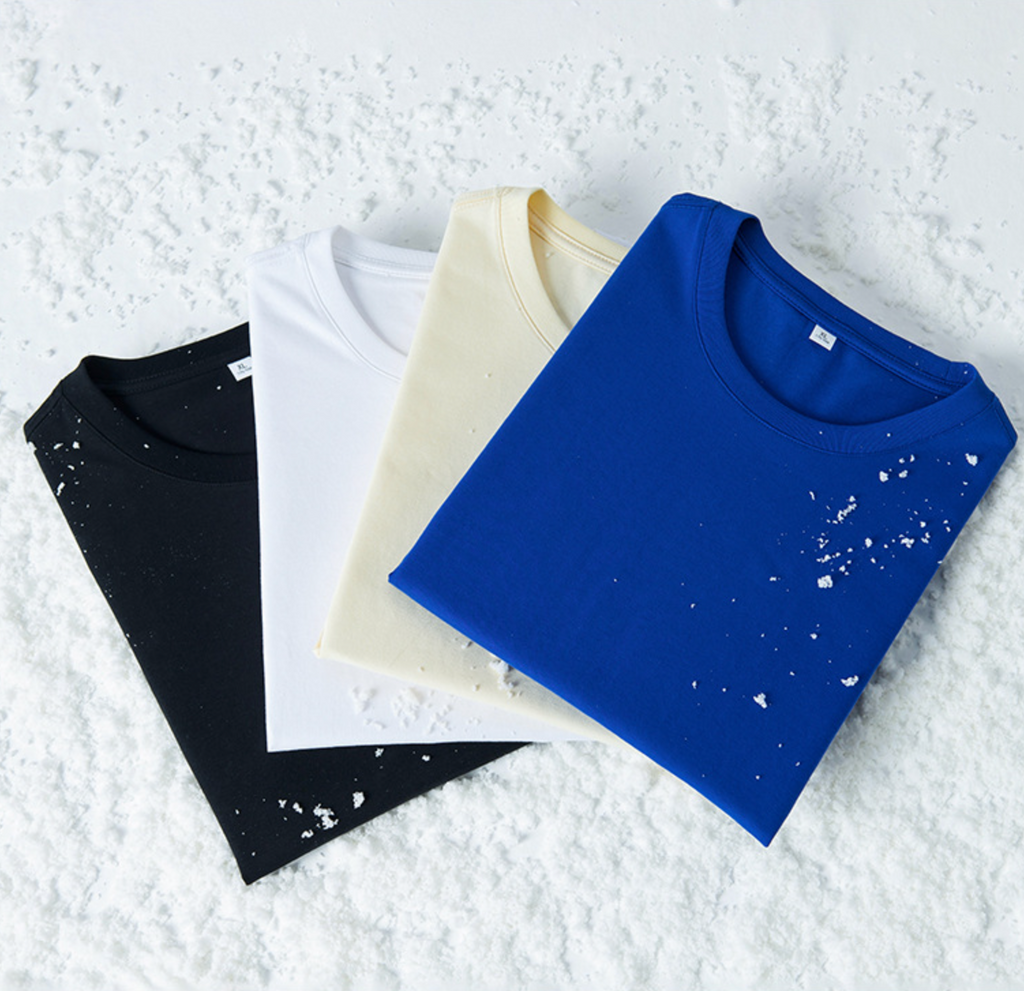 Kühlendes Baumwoll-T-Shirt für Herren (230 g) | Leichtes Sommer-T-Shirt mit Rundhalsausschnitt | L05-0027 