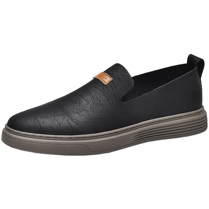 Chaussures de conduite en cuir tendance pour hommes Chaussures décontractées en cuir Mocassins à enfiler | 23004 