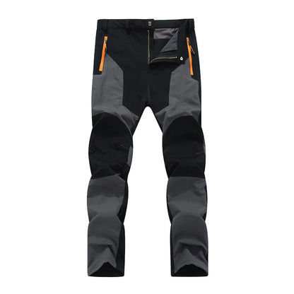 Pantaloni da uomo traspiranti impermeabili da trekking all'aperto arrampicata sottili elastici pantaloni ad asciugatura rapida | S11111 