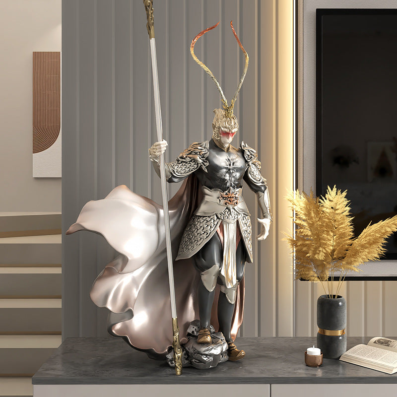 High Quality Sun Wukong Victorious Fighting Buddha Resin Figurine Home Décor | zls000108
