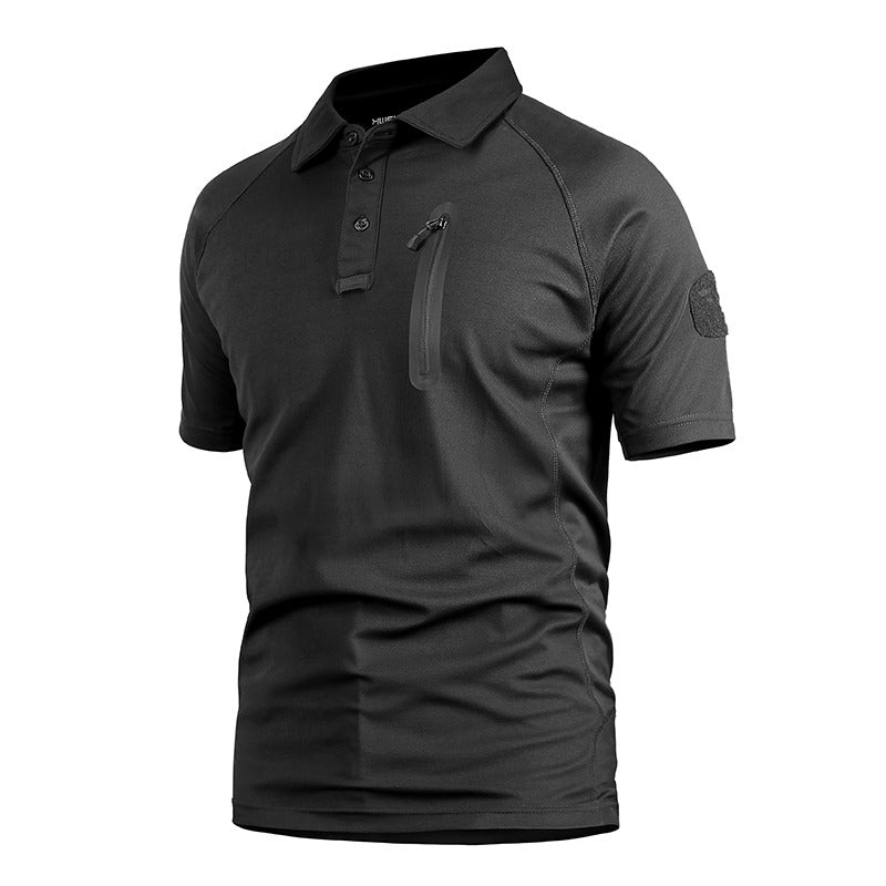 Combat Quick-Dry Tactical Polo Atmungsaktives Kurzarm-Sommershirt für Outdoor-Aktivitäten |