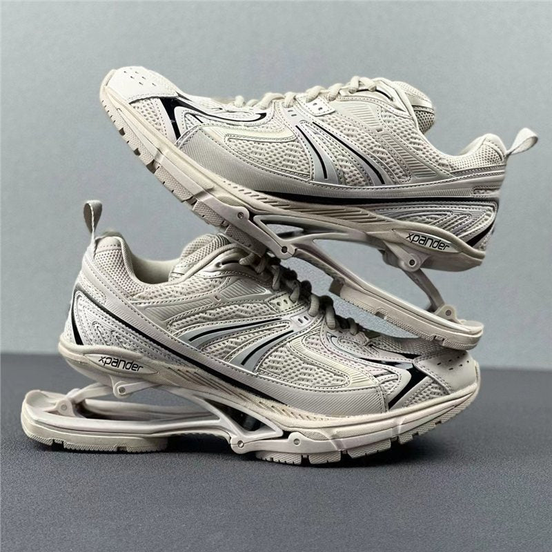 Paris 6th X-Pander Spring Sole Sneakers Distressed Dad Shoes Unisex High-Top Platform Casual Trainers