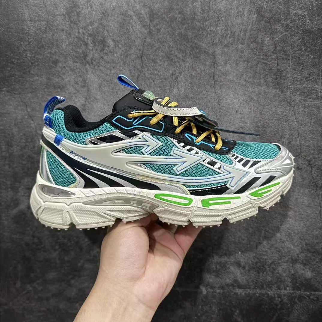 Off-White Premium Chunky Dad Sneakers Unisex Thick-Sole Casual Shoes Arrow Design Height-Increasing Trainers