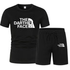 Zweiteiliges Sportbekleidungsset für Herren, Fitnesstraining, Laufen, schnelltrocknendes T-Shirt-Set | QS-01 