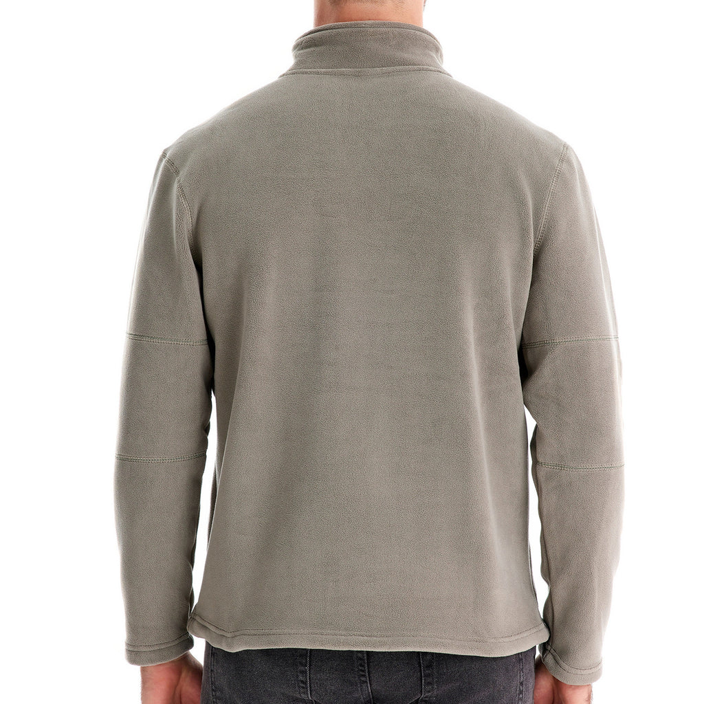Herren Fleece Pullover Sweatshirts | Herbst-Winter 2025 Europa Mode | Half-Zip Stehkragen Tops | HD08 