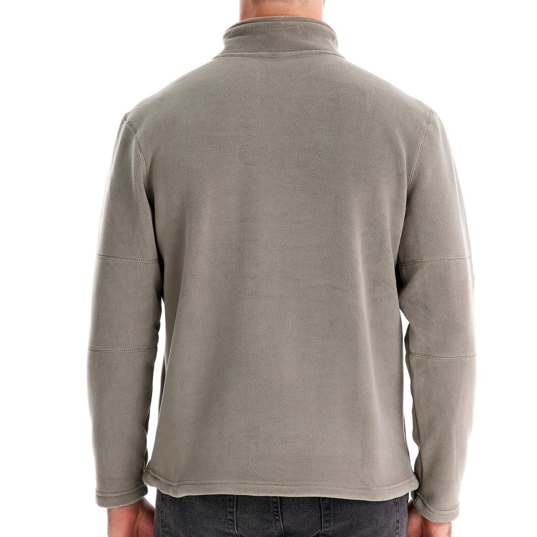 Herren Fleece Pullover Sweatshirts | Herbst-Winter 2025 Europa Mode | Half-Zip Stehkragen Tops | HD08 