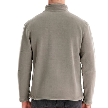 Herren Fleece Pullover Sweatshirts | Herbst-Winter 2025 Europa Mode | Half-Zip Stehkragen Tops | HD08 