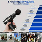 Kompakte und leichte Massagepistole Tragbares Massagegerät Ultrakompaktes Massagegerät mit elegantem Design | 720-32 