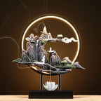 Mountain Stream Rückfluss-Räuchergefäß, Sandelholz, Aromatherapie-Ornament mit Tischlampe | TM633 