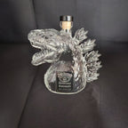 Godzilla Whiskey Bottle Collectible Monster-Shaped Glass Decanter 300ml Novelty Liquor Container for Home Bar & Gifts