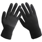 Winter Warm Weich Gestrickt Fleece Gefüttert Samt Skullies Beanie Mütze Schal Handschuhe Set | WEE1361