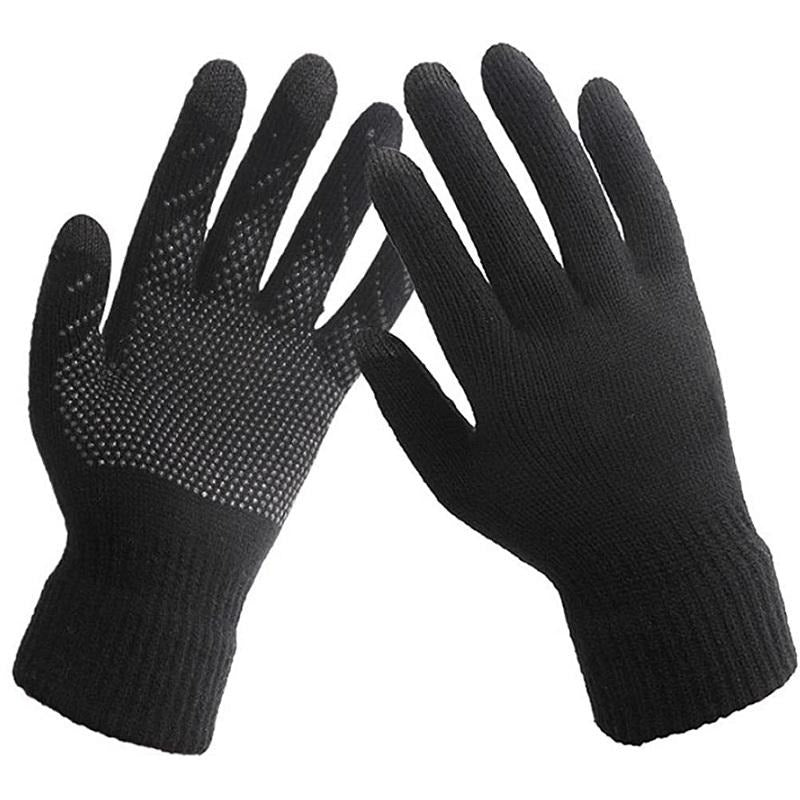 Winter Warm Weich Gestrickt Fleece Gefüttert Samt Skullies Beanie Mütze Schal Handschuhe Set | WEE1361