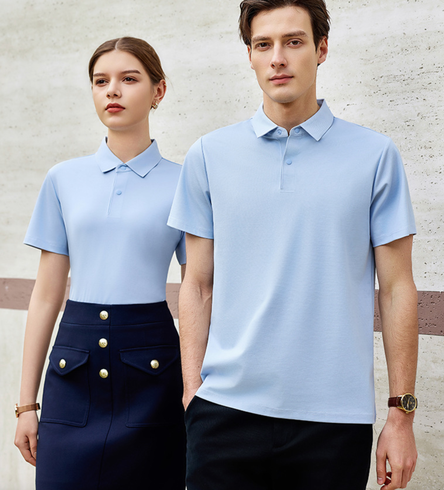 Poloshirt aus 100-fädiger merzerisierter Baumwolle | Antibakteriell &amp; kühlend | Unisex Sommer-Kurzarm-Poloshirt | L11-8230 