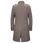 Herren Zweireihiger Trenchcoat Slim Fit Formelle Jacke Zweireihiger Mantel Herren | YF18 1812 