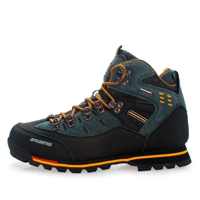 Hochwertige Wanderstiefel, rutschfest, atmungsaktiv, zum Schnüren, hohe Stiefel für Outdoor-Klettern und Trekking | 8037