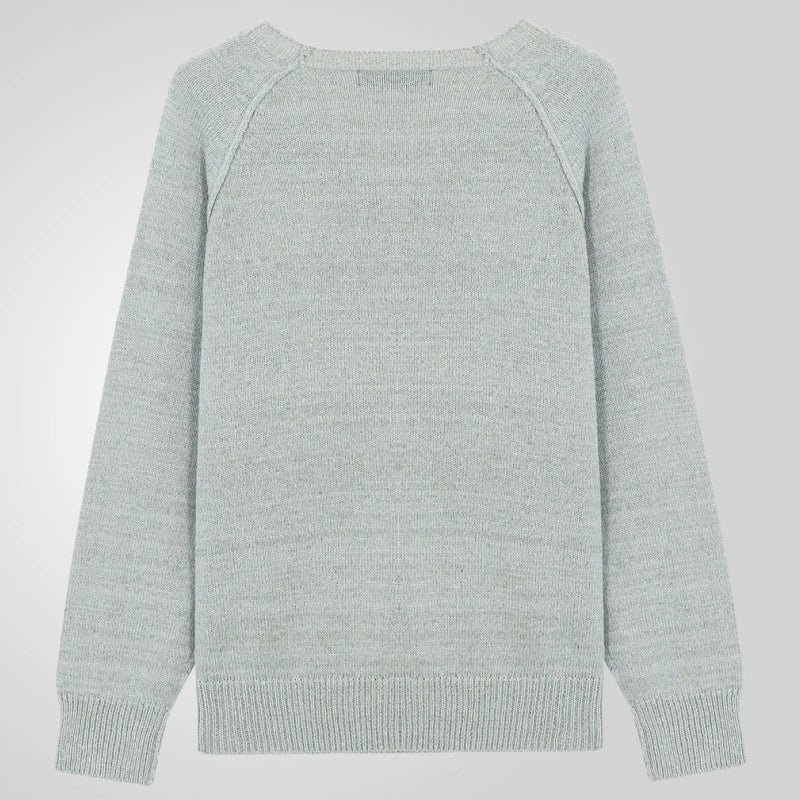 Einfarbiger Langarm-Pullover für Herren, dünne, leichte Basisschicht | SY0140 
