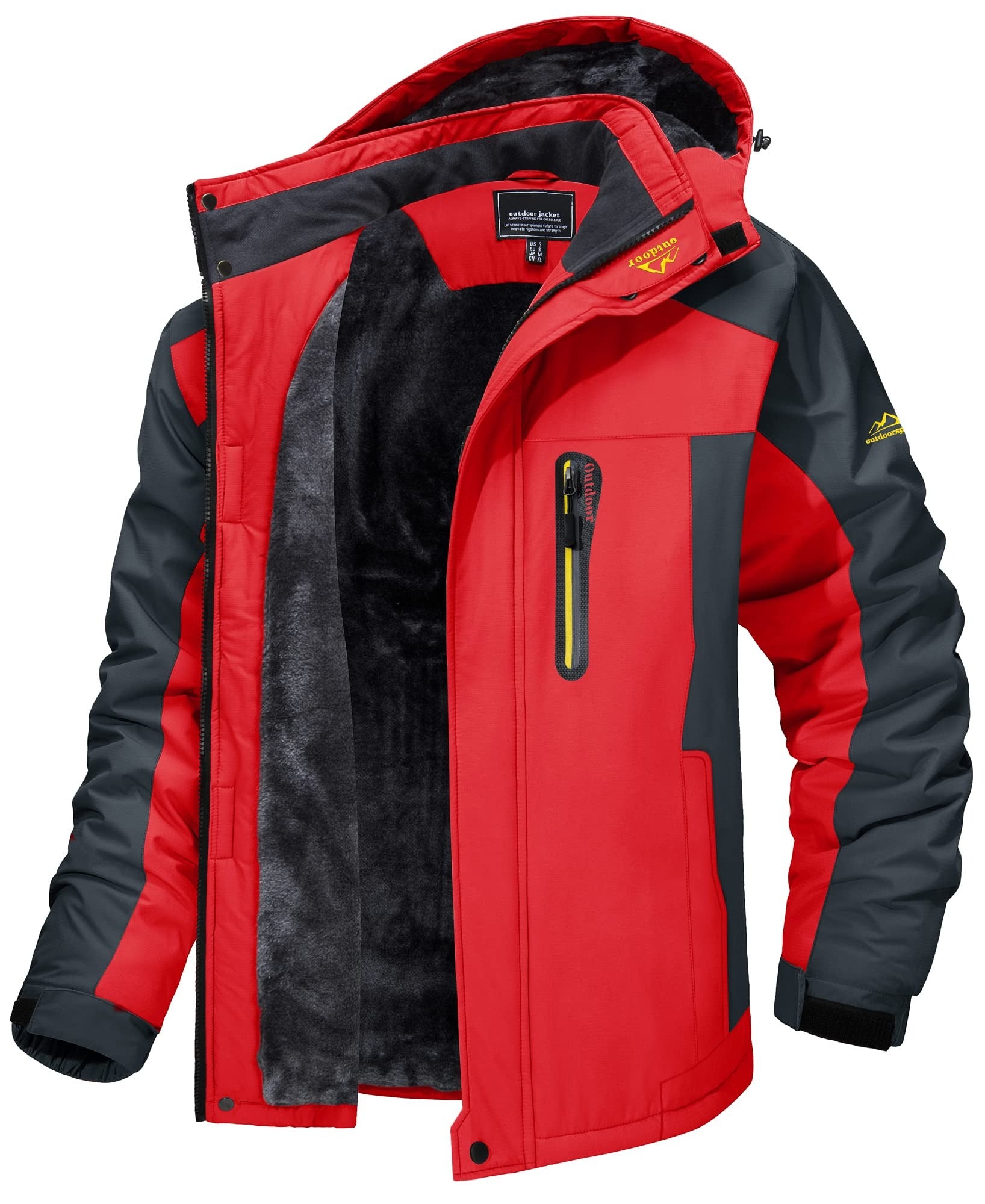 Herren Winter Skijacke Outdoor Wandern Snowboarden Camping Warme Fleece Heizung Windbreaker Jacke | 828