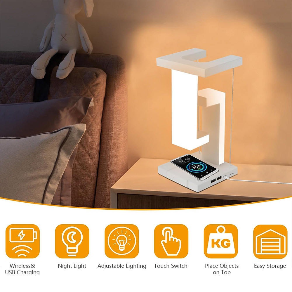 Levitation Anti-Schwerkraft Wireless Charging Schreibtisch LED Lampe | 2238 