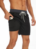 Schnelltrocknende Sommer-Strandshorts für Herren, mit Milchseide gefütterte Badehose für Männer | 265SCTK 