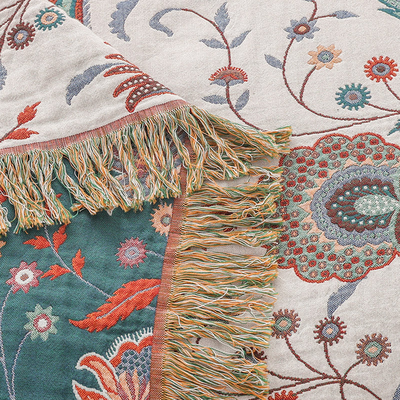 Gewebte Baumwoll-Überwurfdecke, moderne Schlichtheit, Tagesdecke und Sofadecke | YENLN05 