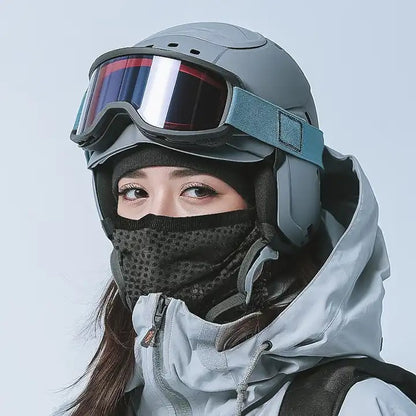 Maschera da sci antivento invernale in pile per ciclismo, sciarpa da esterno | WB022 