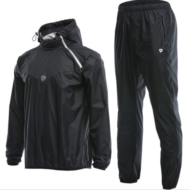 Hochwertiger Saunaanzug für Herren, Saunajacke, Hose, Trainingsanzüge fürs Fitnessstudio | TC2882 