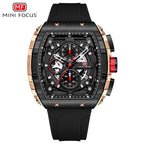 Herren Luxus Top Marke Quarz Sport Uhren Silikon Armband Chronograph Armbanduhren | MF0399G 
