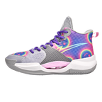 Leuchtende High-Top-Basketballschuhe für Herren, ultraleichte Winter-Mesh-Trainings- und Freizeit-Sneaker | 8012