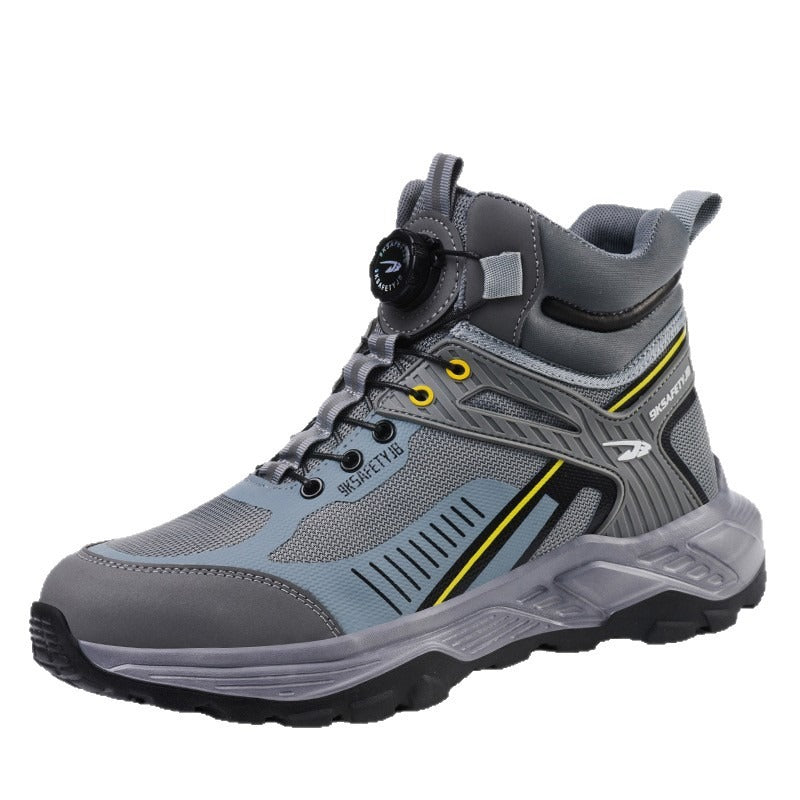 Men's High-Top Safety Boots Anti-Smashing, Anti-Piercing, Winter Comfort Breathable Shoes | 7929