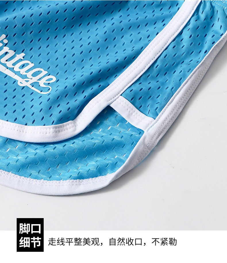 Aroku Herren-Boxershorts aus Seide mit kühlender Wirkung – Atmungsaktive Lounge-Hose mit mittlerer Leibhöhe | Schnelltrocknende Sommerunterwäsche für ultimativen Komfort | 4034-DK 