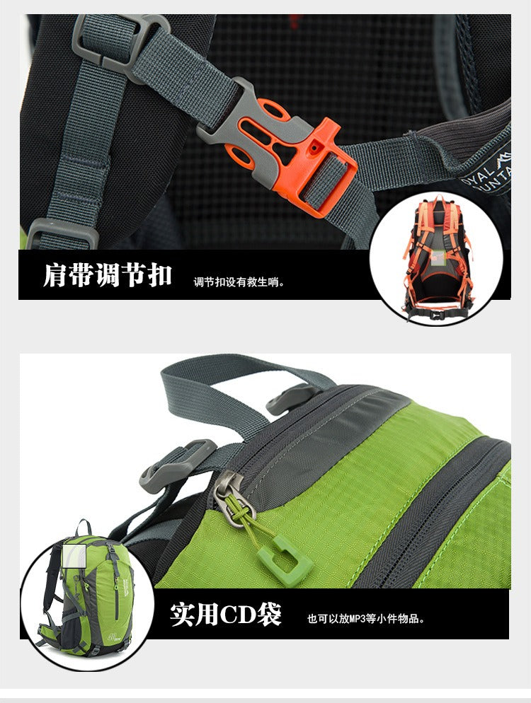 Royal Mountain Classic Wanderrucksack – 40L wasserdichter Outdoor-Reiserucksack mit multifunktionalem Design | 4099 